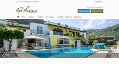 Desktop Screenshot of hotelaperegina.it