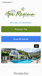 Mobile Screenshot of hotelaperegina.it